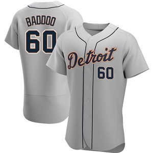 Men's Detroit Tigers Akil Baddoo Authentic Gray Road Jersey