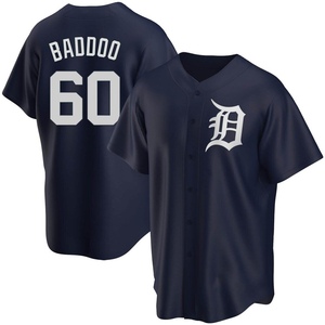 Men's Detroit Tigers Akil Baddoo Replica Navy Alternate Jersey