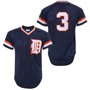 Men's Detroit Tigers Alan Trammell Replica Blue Throwback Jersey