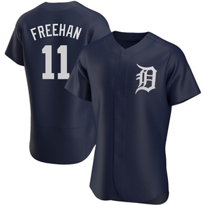 Men's Detroit Tigers Bill Freehan Authentic Navy Alternate Jersey