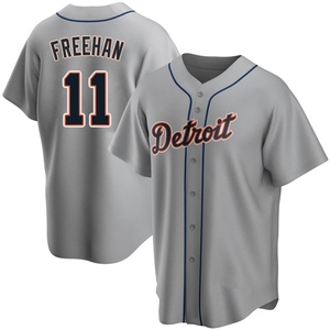 Men's Detroit Tigers Bill Freehan Replica Gray Road Jersey