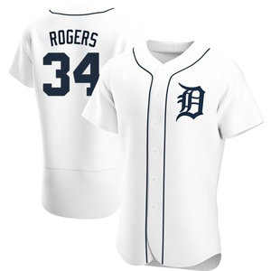 Jake Rogers Youth Detroit Tigers Road Jersey - Gray Replica