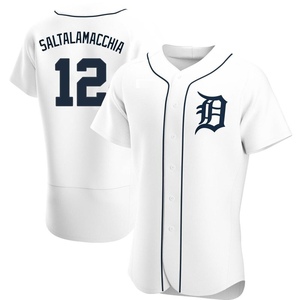 Jarrod Saltalamacchia Men's Detroit Tigers Road Jersey - Gray Replica