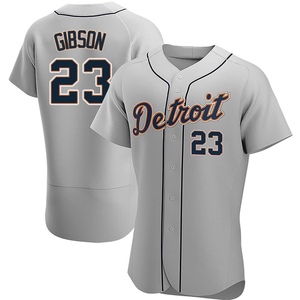 Majestic Detroit Tigers Road Gray Kirk Gibson Cooperstown 1984 Cool Base  Replica Jersey - Gameday Detroit