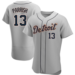 Men's Detroit Tigers Lance Parrish Authentic Gray Road Jersey