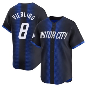 Men's Detroit Tigers Matt Vierling Limited Blue 2024 City Connect Jersey