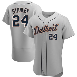 Men's Detroit Tigers Mickey Stanley Authentic Gray Road Jersey