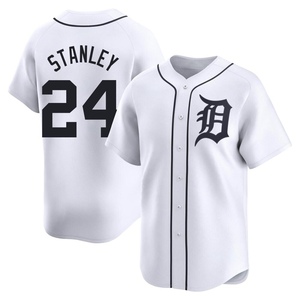 Men's Detroit Tigers Mickey Stanley Limited White Home Jersey