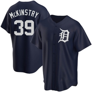 Men's Detroit Tigers Zach McKinstry Replica Navy Alternate Jersey