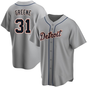 Youth Detroit Tigers Riley Greene Replica Green Gray Road Jersey